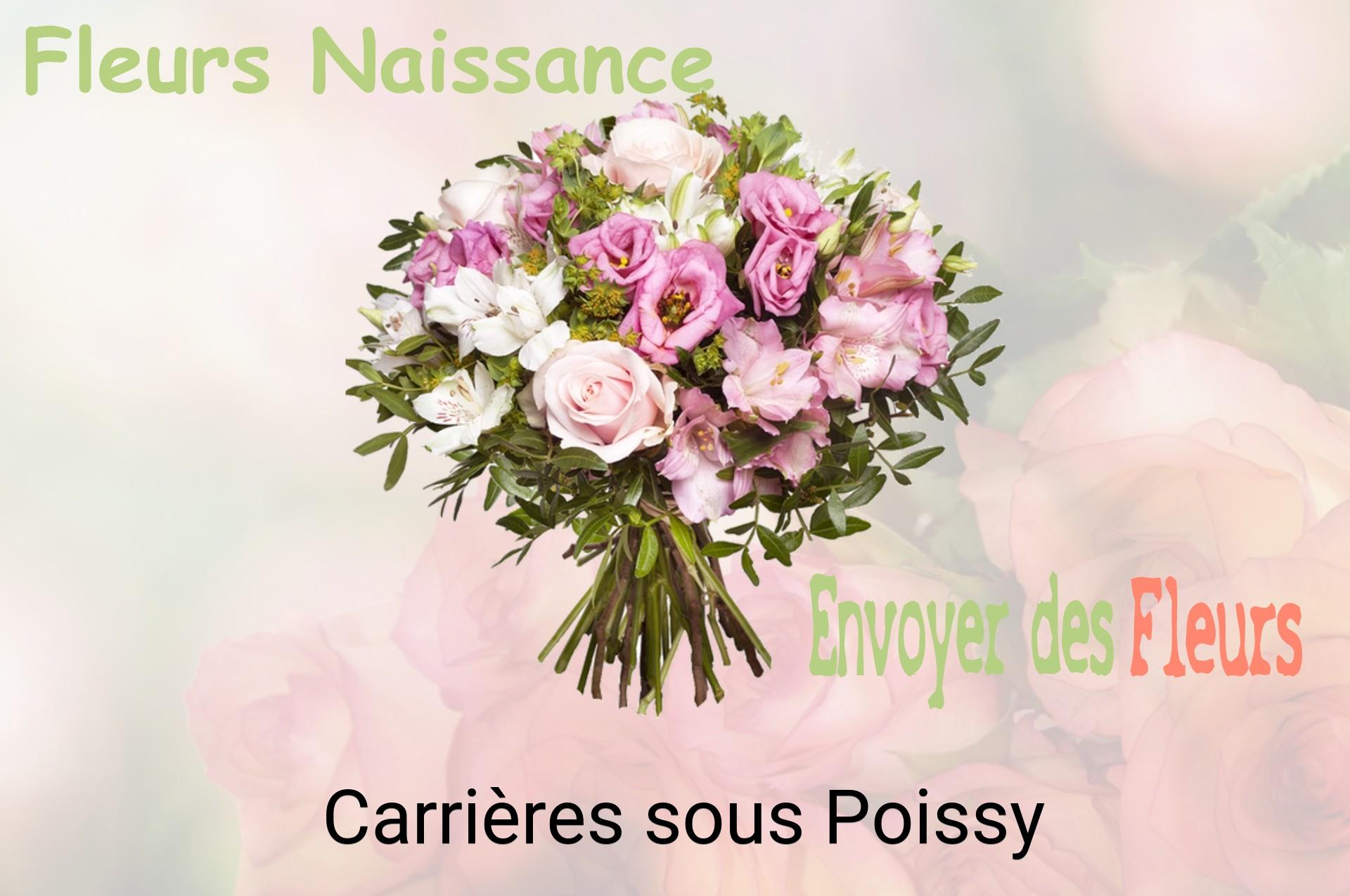 Bouquet de fleurs de naissance livré à Carrières-sous-Poissy
